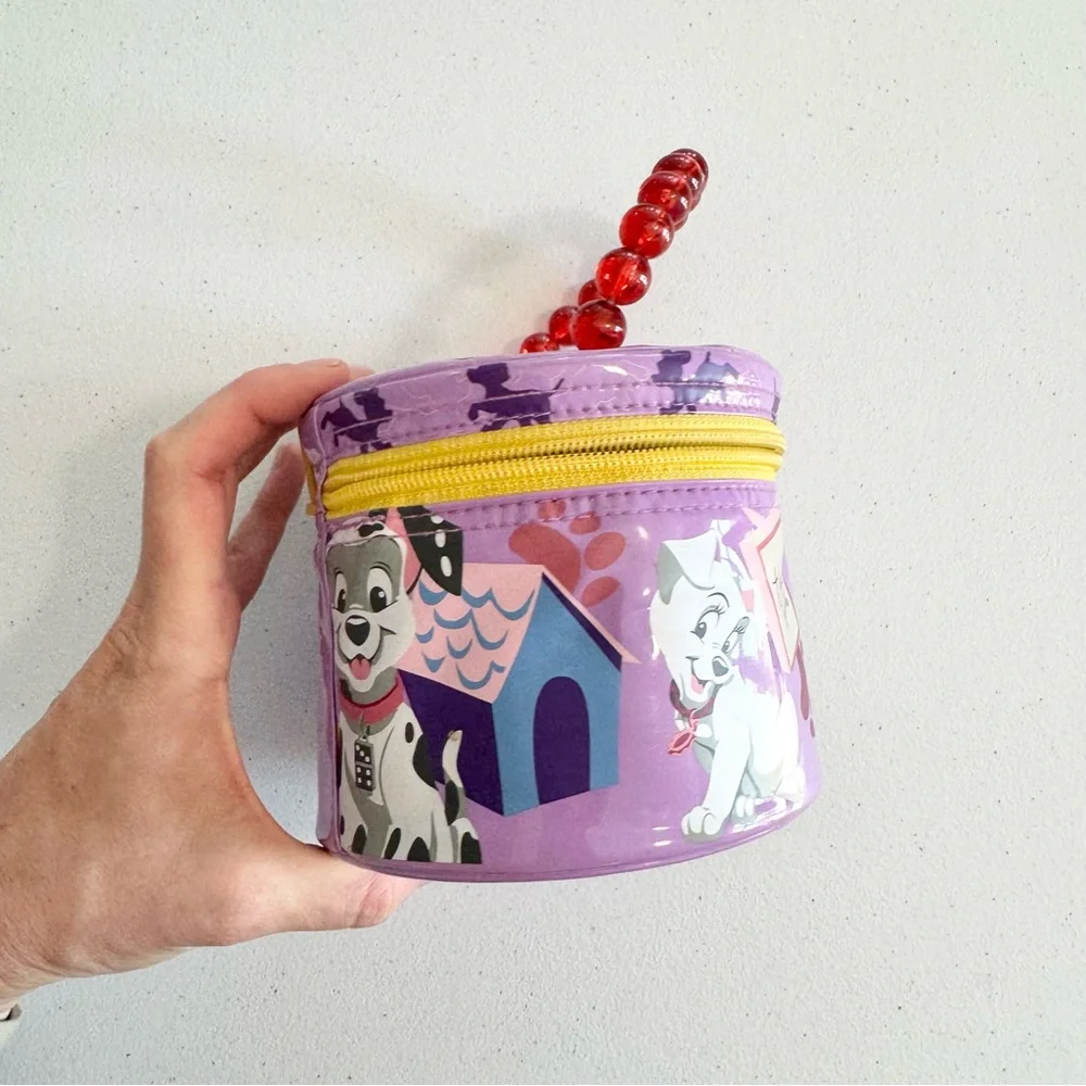 Rare 90’s Disney Purple 101 Dalmatians Mini bag with beaded handle